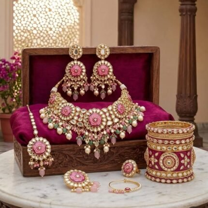 Royal Pearl Necklace Set